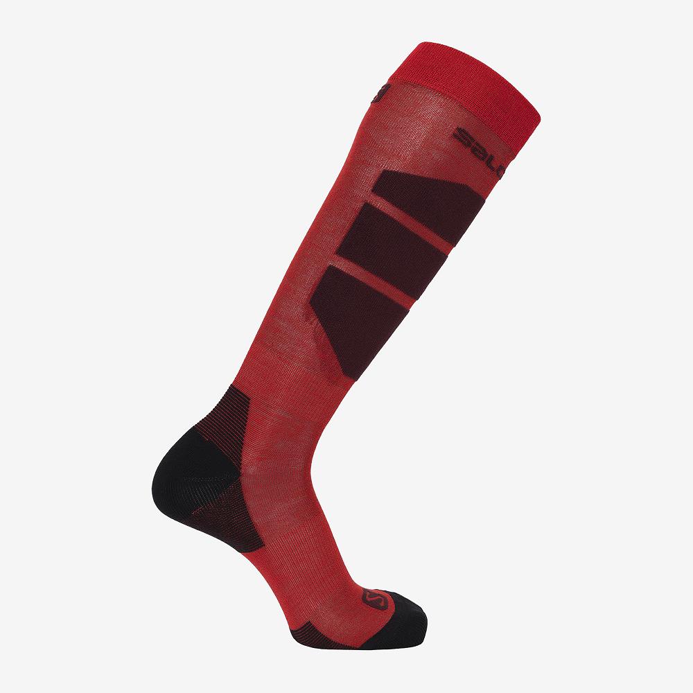 Salomon COMFORT - Mens Socks - Red - NZ (95043-XOUQ)